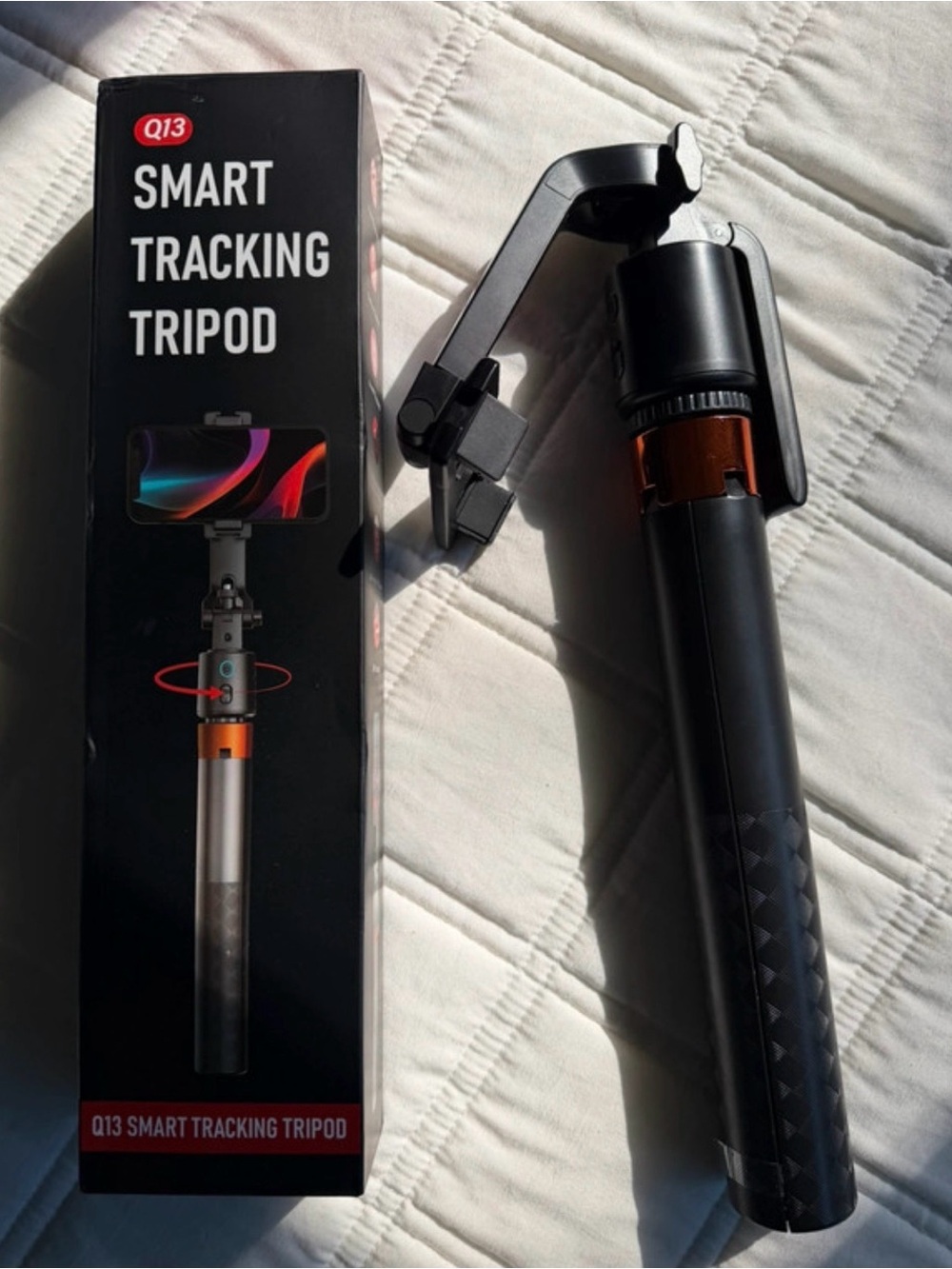 Smart Tracking Tripod - Black and Orange
